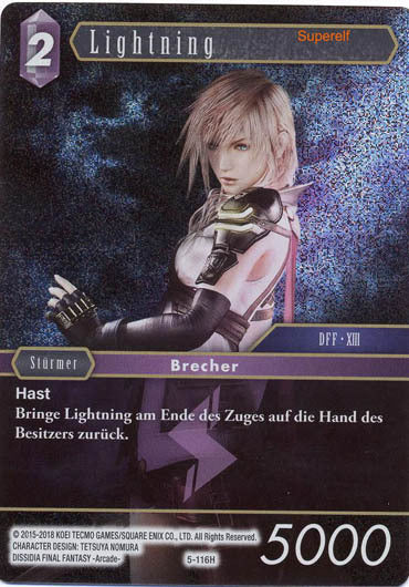Final Fantasy Opus 5-116 H Lightning Blitz