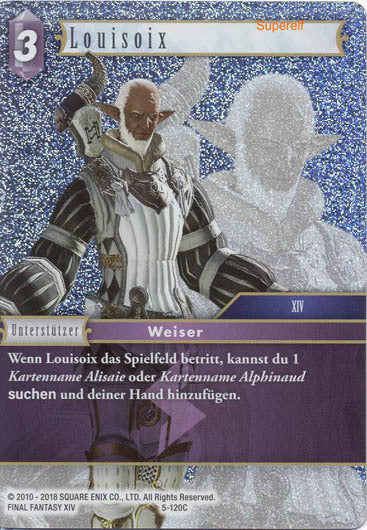 Final Fantasy Opus 5-120 C Louisoix Blitz