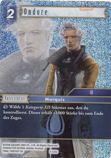 Final Fantasy Opus 5-125 C Ondore Wasser