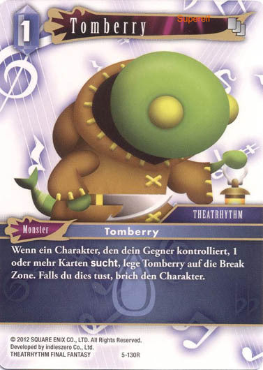 Final Fantasy Opus 5-130 R Tomberry Wasser