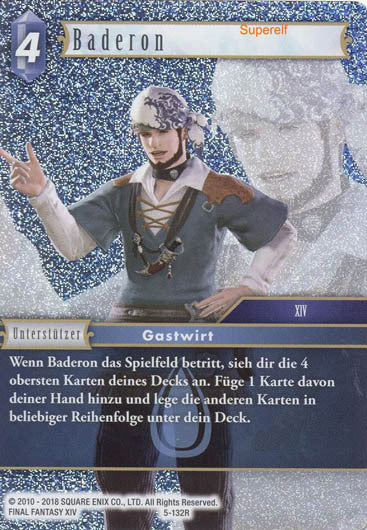 Final Fantasy Opus 5-132 R Baderon Wasser