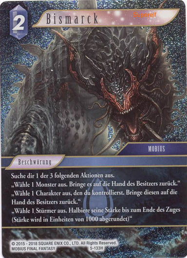 Final Fantasy Opus 5-133 H Bismarck Wasser