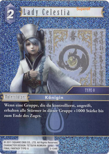 Final Fantasy Opus 5-134 R Lady Celestia Wasser