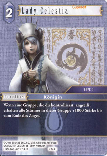 Final Fantasy Opus 5-134 R Lady Celestia Wasser