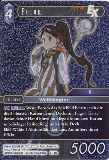 Final Fantasy Opus 5-135 L Porom Wasser