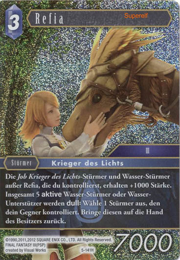 Final Fantasy Opus 5-141 H Refia Wasser