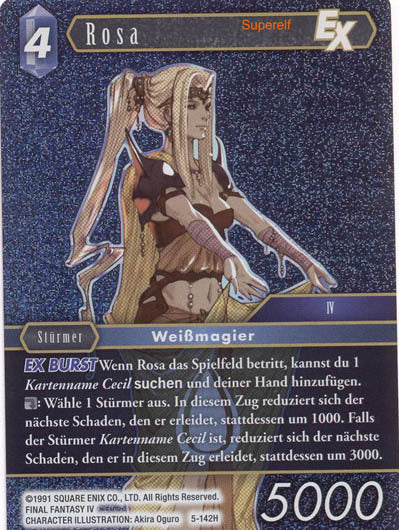 Final Fantasy Opus 5-142 H Rosa Wasser