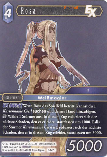 Final Fantasy Opus 5-142 H Rosa Wasser