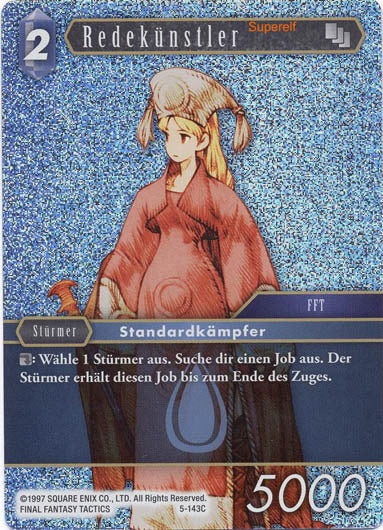 Final Fantasy Opus 5-143 C Redekünstler Wasser