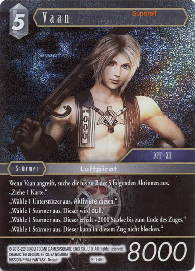 Final Fantasy Opus 5-145 L Vaan Licht