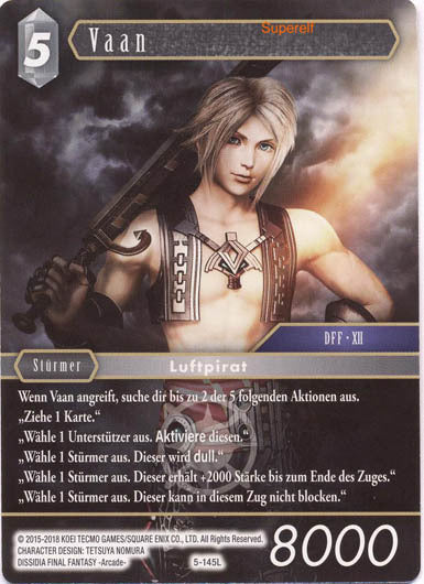 Final Fantasy Opus 5-145 L Vaan Licht