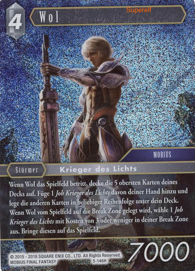 Final Fantasy Opus 5-146 H Wol Licht
