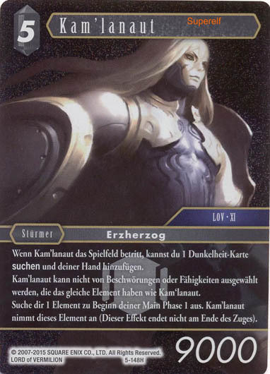 Final Fantasy Opus 5-148 H Kam´lanaut Dunkelheit