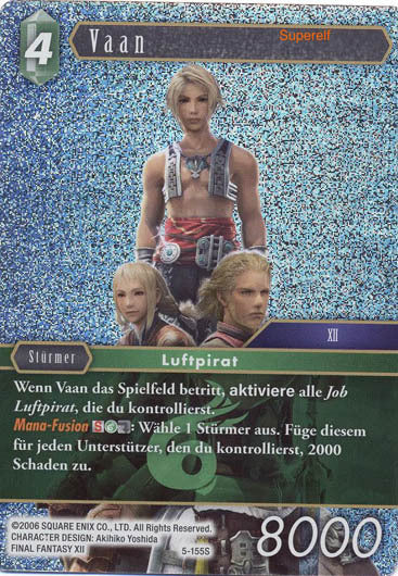 Final Fantasy Opus 5-155 S Vaan Wind