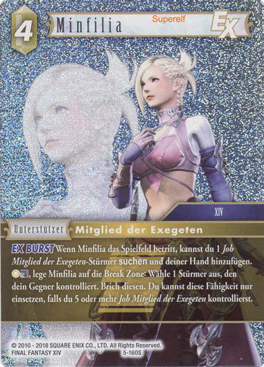 Final Fantasy Opus 5-160 S Minfilia Erde