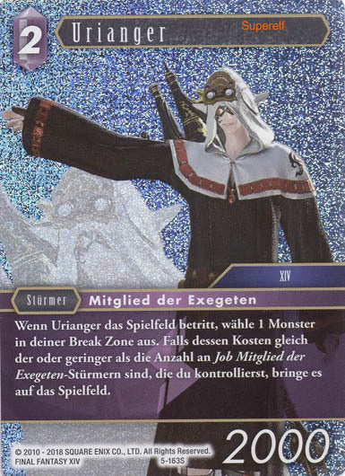 Final Fantasy Opus 5-163 S Urianger Blitz