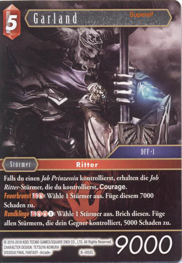 Final Fantasy Opus 6-002 L Garland Feuer