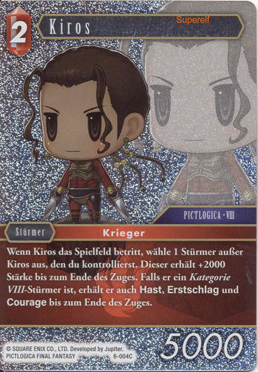 Final Fantasy Opus 6-004 C Kiros Feuer