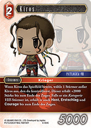 Final Fantasy Opus 6-004 C Kiros Feuer