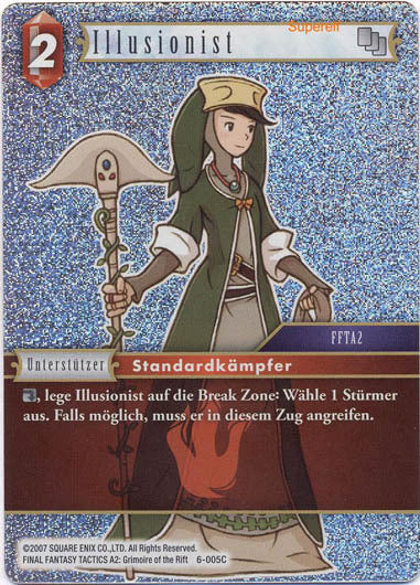 Final Fantasy Opus 6-005 C Illusionist Feuer