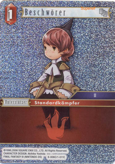 Final Fantasy Opus 6-006 C Beschwörer Feuer