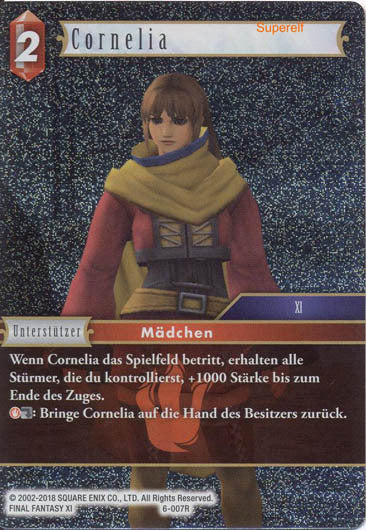 Final Fantasy Opus 6-007 R Cornelia Feuer