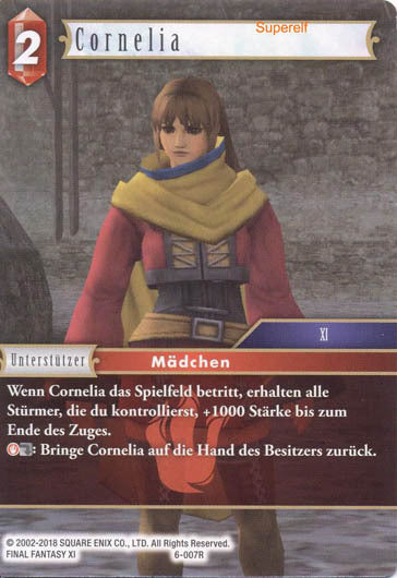 Final Fantasy Opus 6-007 R Cornelia Feuer