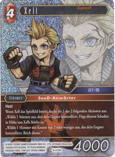 Final Fantasy Opus 6-012 R Xell Feuer