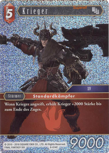 Final Fantasy Opus 6-014 C Krieger Feuer