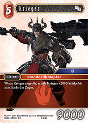 Final Fantasy Opus 6-014 C Krieger Feuer