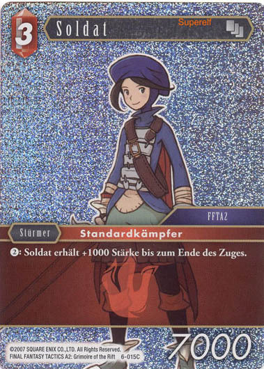 Final Fantasy Opus 6-015 C Soldat Feuer