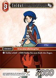 Final Fantasy Opus 6-015 C Soldat Feuer