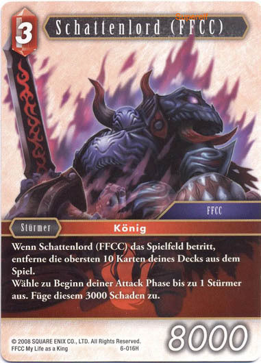 Final Fantasy Opus 6-016 H Schattenlord (FFCC) Feuer