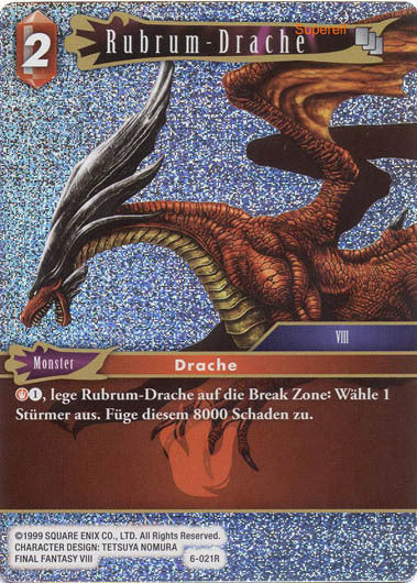 Final Fantasy Opus 6-021 R Rubrum-Drache Feuer