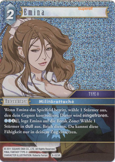 Final Fantasy Opus 6-023 R Emina Eis