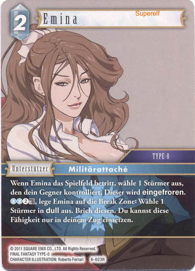 Final Fantasy Opus 6-023 R Emina Eis