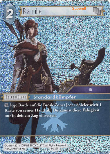 Final Fantasy Opus 6-026 C Barde Eis