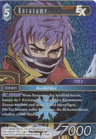 Final Fantasy Opus 6-028 H Kurasame Eis