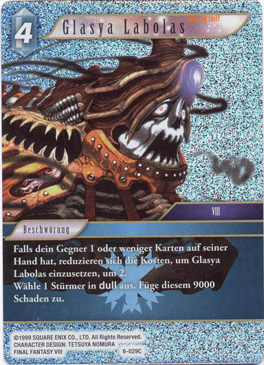 Final Fantasy Opus 6-029 C Glasya Labolas Eis