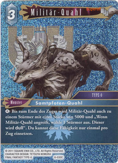 Final Fantasy Opus 6-030 C Militär-Quahl Eis