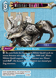 Final Fantasy Opus 6-030 C Militär-Quahl Eis