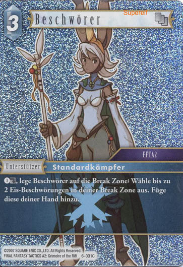 Final Fantasy Opus 6-031 C Beschwörer Eis