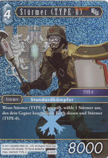 Final Fantasy Opus 6-037 C Stürmer (Type-0) Eis
