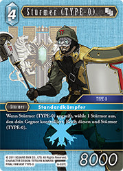 Final Fantasy Opus 6-037 C Stürmer (Type-0) Eis