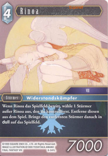 Final Fantasy Opus 6-041 L Rinoa Eis