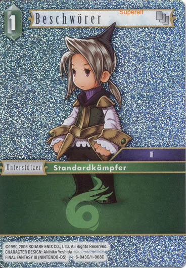 Final Fantasy Opus 6-043 C Beschwörer Wind