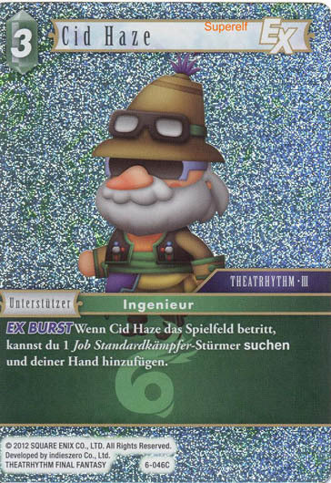 Final Fantasy Opus 6-046 C Cid Haze Wind