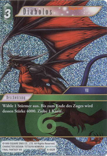 Final Fantasy Opus 6-052 R Diabolos Wind