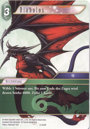Final Fantasy Opus 6-052 R Diabolos Wind