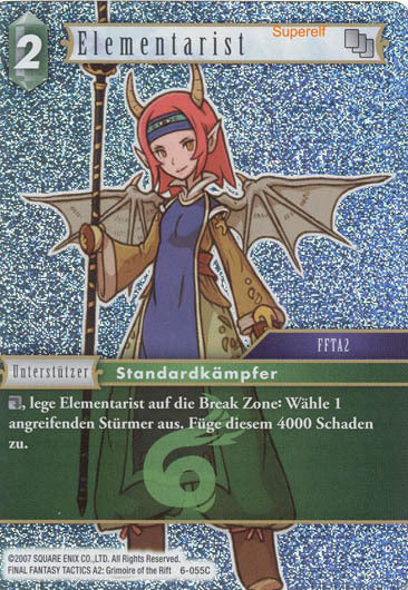 Final Fantasy Opus 6-055 C Elementarist Wind